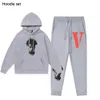 vlone hoodie ny försäljning mode hoodie trasig björn tröja nallebjörn trendig frerry explosion tröja stil män och kvinnor storlek s-3xl vit grå tryck brev