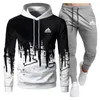 Mens Tracksuits Tracksuit Men Set Winter Hoodies Pants 2 Piece Set Running Hoody Mens Brand Sweatshirt Sport Joggers Sweatpants Passar Male 230920