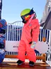 Garnitury narciarskie LDSKI Kids narciarstwo kombinezon wodoodporny wiatroodporny oddychający ciepłe dzieci zimowe sporty na świeżym powietrzu dla snowboardu chłopiec garnitur 2309921