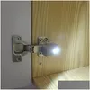 night lights beiaidi 0.25w inner hinge led sensor light cupboard induction closet wardrobe furniture switch cabinet drop delivery li ot7zm