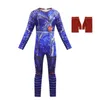 Catsuit Kostüme Kinder Halloween Kostüm Für Mädchen Evie Mal Descendants 3 Cosplay Kostüme Mit Perücke Kinder Karneval Party Overall Catsuit