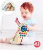 Teethers Toys Baby Montessori Sensory Toys Toddler Travel Educational Pull String Toys Silicone Teethers Teething Toy for Babies 1-3Y Gifts 230919