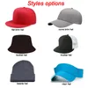 Casquettes de baseball Chapeau de baseball personnalisé Fermeture réglable ou ajustée Taille unisexe Personnaliser Broderie Imprimé OEM DIY Logo Snapbck Hip Hop Mesh Cap