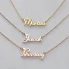 Pendant Necklaces Kay Name Necklace Custom For Women Girls Friends Birthday Wedding Christmas Mother Days Gift233s