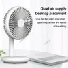 Ventilateur de bureau Portable 1200mAh, Mini ventilateur de refroidissement silencieux, chargeur USB, refroidisseur d'air, ventilateur de Table, 4 vitesses, électrique pour la maison et le Camping