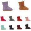 Buty dla dzieci malucha australia pół buty chłopcy dziewczęta mini boot dzieci designerskie trenerzy Winter High Booties Młodzież prawdziwa lea119