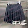 Moda retalhos vestido feminino plissado uma linha saias designer de metal triângulo vestidos plissados