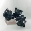 Groothandel Anime Zwarte Dieren Knuffels 7 Stijlen Kinderspellen Battle Playmate Plushie Bedrijf Activiteit Relatiegeschenk Kamer Decor