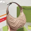 Shoulder Bags Designer Bag Women Marmont Hobo Underarm Bags Italy Brand Half Moon Calfskin Leather Qulited Crossbody Handbags Purse Lady Metal Shoulder Handbag