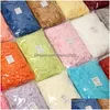 Other Event Party Supplies 10/50/100G Colorf Shredded Crinkle Lafite Paper Raffia Filler Diy Wedding Gift Box Candy Material Packa Dh6Xf
