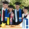 Halsdukar Custom Sash Graduation 2023 Personliga stal Sashes med blandad nationell flagggåva för examen Day Scarf Mix 230921