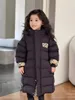 Nuovo piumino invernale per bambini piumini lunghi cappotti firmati con fodera scozzese con cappuccio giacche per bambini ragazza ragazzo cappotto trapuntato