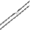 Цепочки BOCAI, ювелирные изделия из стерлингового серебра S925, 6 мм, трендовые, индивидуальные, шестизначные, мантра, бочонок, бусины, голова дракона, мужское ожерелье