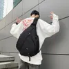 Sacs de taille HipHop outillage sac de messager hommes à la mode marque grande capacité personnalité japonaise rue sport poitrine épaule sacs à main 230920