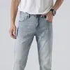 Mens Jeans Chegam Homens Clássicos Stretch Verão Casual Trabalho Moda Atlético Fit Relaxado Conforto Calças Longas 230921