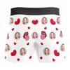 Personalized Men's Boxer Briefs, Custom Boxer Briefs Underwear Valentines Gift