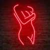 Enseigne au néon personnalisée Sexy dame néon LED signe chambre décor froid tenture murale néon signe Art Bar fête hôtel décor lampes au néon LED Neon Sign