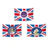 150cm x 90cm Platinum Elizabeth II II bayrak banner 70. Yıl 2022 Sokak Partisi Hatıra için Union Jack bayrağı2285