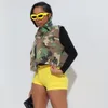 Women' Blends Casual Women Vest Jacket Coat Camouflage Streetwear Short Slim 2023 Summer Clothes For Outfit 230920