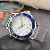 Moda Omeg zegarek luksusowy projektant Mega Men's and Leisure Oujia 007 Bond Stal Band Quartz Watch
