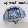 RicharMilles Watch Tourbillon Swiss Movement Mechanical Top Quality Made Mens Wrist Watches Gold Original Diamond-set Men QQZB