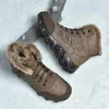 Laarzen Winterschoenen Tenis Warm houden Pluis Heren Enkel 2023 Heren Sneeuw Outdoor Voor Mannelijke Dikke Zool Sneakers