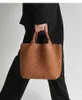 Projektantka torba Botegss otwory na ramię nowa ręcznie robiona torba sztuczna skóra duża pojemność