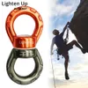 Carabiners Lighten Up Fitness CLIMB 30KN CARABIN Universal Ring Gimbal Ring Rotary Connector Rotational Hammock Swing Spinner Rope Swivel 230921