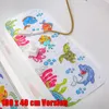 Bath Mats Cute 20/Color Anti-Slip PVC Bathtub Mats Fish Animal With Sucker Kid's Bathroom Carpet Shower Bath Mat Soft Massage Pad 230921