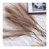 Couronnes De Fleurs Décoratives 55Cm Fluffy Pampas Herbe Boho Décor Fleur Fausse Plante Reed Simated Party Décoration De La Maison Artificielle Drop De Dh0Ev