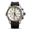 Дизайнерские мужские спортивные часы Япония Кварцевый механизм Хронограф черные наручные часы с резиновым ремешком Мужские часы-пилот Известный бренд Wristwa2330