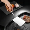 Accessoires pour outils de barbecue PALONE Spatule en acier inoxydable de qualité professionnelle, parfaite pour les poêles en fonte et les grils à dessus plat, cuisine 230920