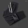 Pantalon pour hommes Cumukkiyp Marque de mode Épaissi Chaud Hiver Casual Coupe ample Pantalon de jogging à jambe droite