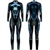 Catsuit-kostuums Robot Punk Jumpsuit Catsuit Sexy vrouwen Cosplaykostuums Cyberpunk Zentai Halloween-bodysuit