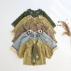 Ensembles de vêtements Enfants Filles Vêtements Outfit Set 2023 Automne APO Bébé Brodé Fleur Chemises et Pantalons Enfants Cloting 230920