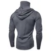 Men s Hoodies Sweatshirts 2023 Men Solid Black Gray Hoodie Long Sleeve Hooded Sweatshirt For Man Sports Fitness Gym Running Casual Pullover Tops 230921