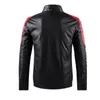 Mens Leather Faux Autumn and Winter Youth Fashion Sports Trend PU Jacket Handsome Motorcycle Cycling Suit 230921