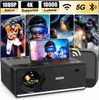 Projectors Yersida P3 Projector Smart TV 1080P Projector Native 10000 Lumens LED Hemma Cinema Beamer Projector för Android Phone iPhone L230923