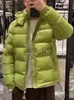 Mens Down Parkas Men Puffer Jackets 23SS Fruit Green Winter Down Jacka Collar Designers Jacka senaste stil Parka Overcoat Casual Thermal Thick Warm Windbreaker CL