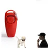 Pet Dog Training Lydnadsträning Lydnad Pet Whistle and Clicker With Keychain Valp Stop Barking Aid Tool Portable Trainer Pet Supplie