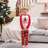 Family Matching Outfits Christmas Pjs Set Long Sleeve Plaid Print Xmas Pajamas Family Matching Outfit Baby Kid Mother Father Mommy Daughter Couples 2023 T230921