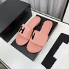 Designer Sandals Women Slippers Fashion New Anti Slip Flat Bottom Sandals Open Toe Flat Bottom Women Outdoor Beach Sandals Letter Jelly Sandals