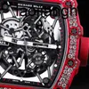 Richardmill zegarki Automatyczne mechaniczne młyny obserwuj RM Richardmillr Mens Series 3502 Snowflake Diamond Red Devil Ultimate Edition Complete