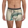 Underpants Dolphin Underwear Pencil Drawing Breathable Panties Design Shorts Briefs Pouch Male Large Size Trunk