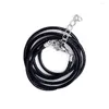 Kettingen mode-sieraden hanger met kettingen zwarte wax lederen ketting 5cm groothandel