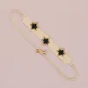 Bracelet de perles en fil d'étoile, Design original, mode Simple, tricot à la main, bohémien, géométrie réglable, perle de riz
