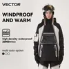 Skiing Suits VECTOR Ski Jacket Men s and Women s Single Board Double Loose Warm Windproof Waterproof Professional 230920