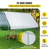 Incubators Run Coop 10x12ft Large Metal Chicken Flat Shaped Walkin Hen Cage Outdoor Poultry with Waterproof Cover for Backyar 230920