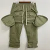 High Street Pocket Zipper Function Tactical Cannon Bomb Work Suit Pants Velcro Strap Pants1gxy
