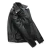 Męska skóra Faux Maplesteed klasyczne kurtki motocyklowe Mężczyzn Mężczyzn 100% naturalny krowia grube moto zimowe rękaw 6169 cm 8xl M192 230921